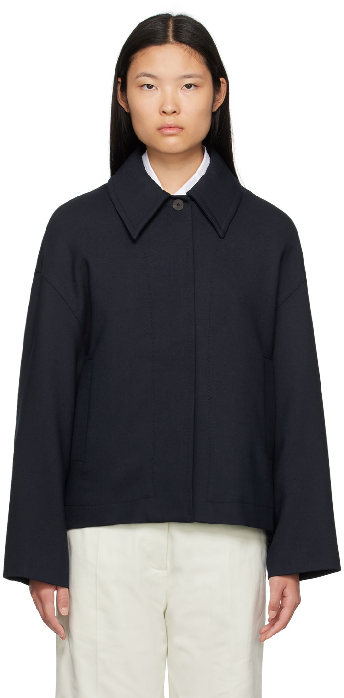 STUDIO NICHOLSON｜JACKETS (RUKWA JACKET DARKEST NAVY (12 Studio Nicholson Rukwa Utility Jacket - Darkest Navy