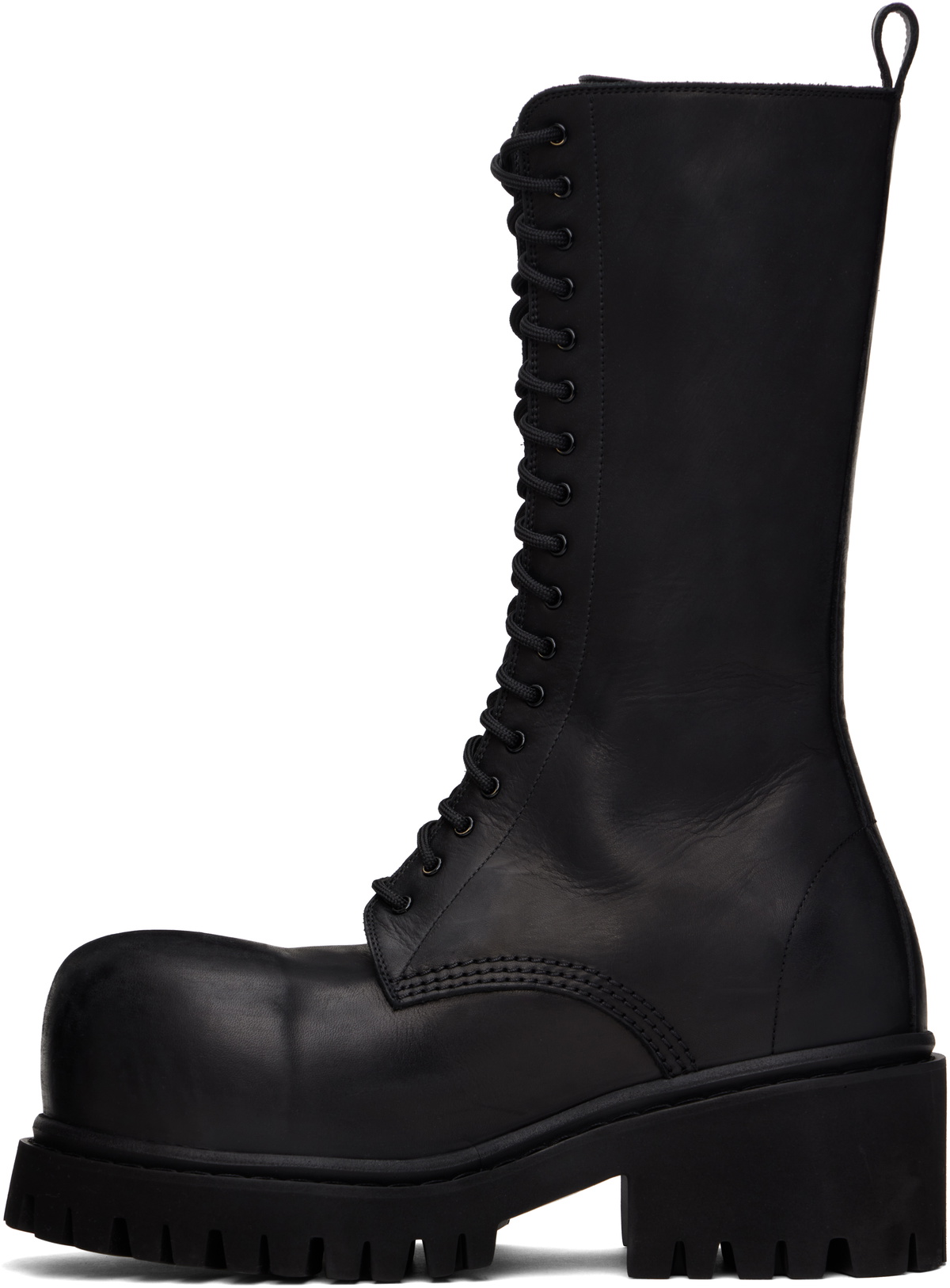 Balenciaga Black Stomper Boots Balenciaga