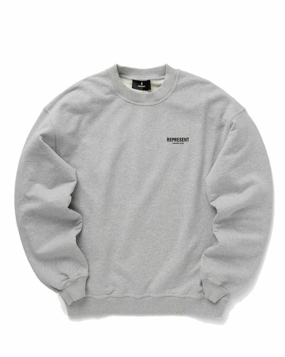 Photo: Represent Represent Owners Club Sweater Grey - Mens - Sweatshirts