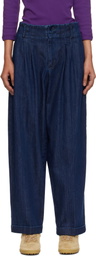 YMC Navy Earth Keaton Denim Trousers
