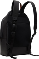 Paul Smith Black Coated Canvas Signature Stripe Pocket Backpack