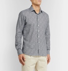Etro - Slim-Fit Paisley-Print Cotton-Twill Shirt - Navy