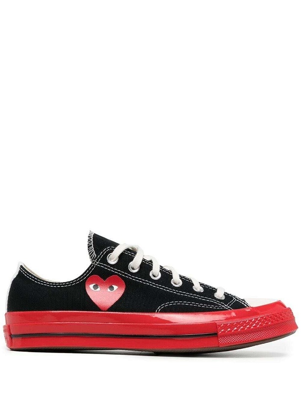 Photo: COMME DES GARCONS PLAY - Chuck Taylor Low Top Sneakers