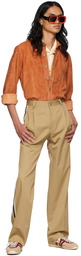 Wales Bonner Beige Malinke Trousers