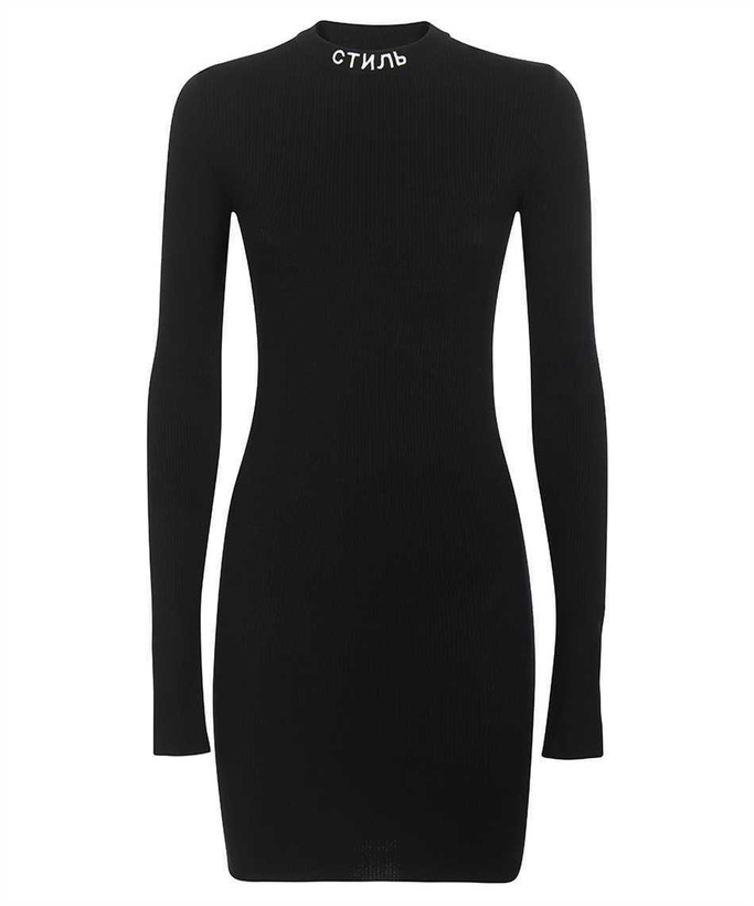 Photo: HERON PRESTON Ribbed Knit Dress