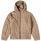 Represent Men's Initial Lightweight Hooded Jacket in Mushroom