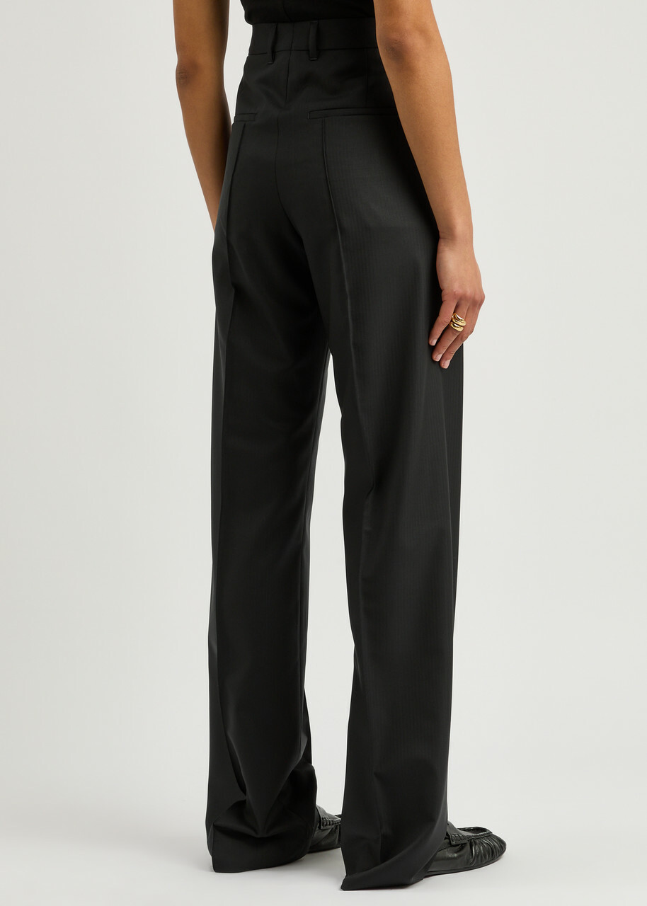 Petar Petrov The Everyman Straight-leg Wool Trousers Black