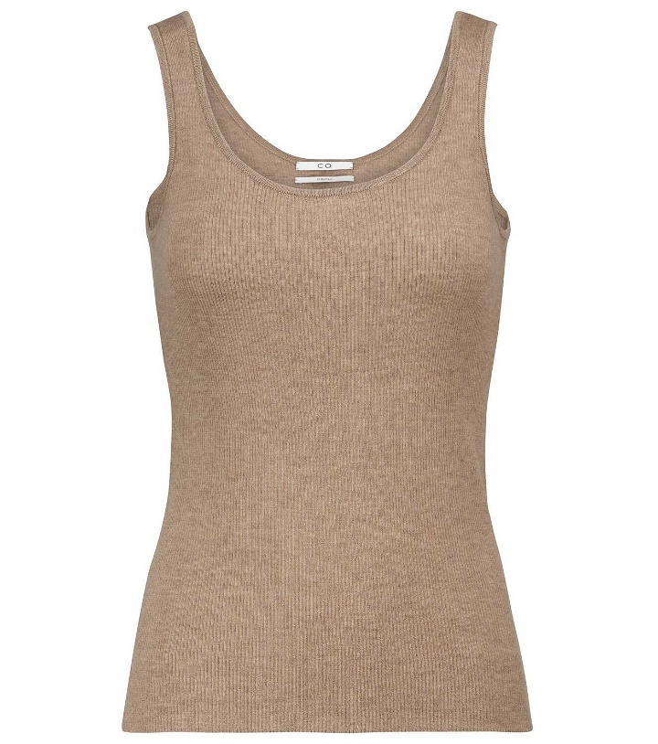 Photo: CO Ribbed-knit cashmere tank top