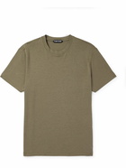 TOM FORD - Slim-Fit Lyocell and Cotton-Blend Jersey T-Shirt - Green