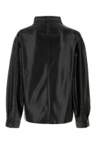 Nanushka Black Synthetic Leather Mikael Top