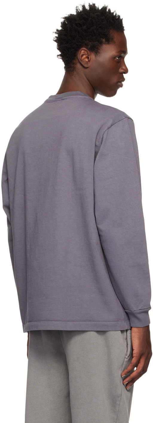Lady White Co. Gray Rugby Long Sleeve T-Shirt