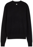 Toteme Classic Crew-neck Cashmere Jumper Black
