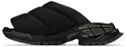 Rombaut Black Nylon Drone Slide Sandals
