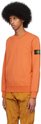 Stone Island Orange 63051 Sweatshirt