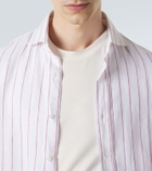 Brunello Cucinelli Striped linen shirt