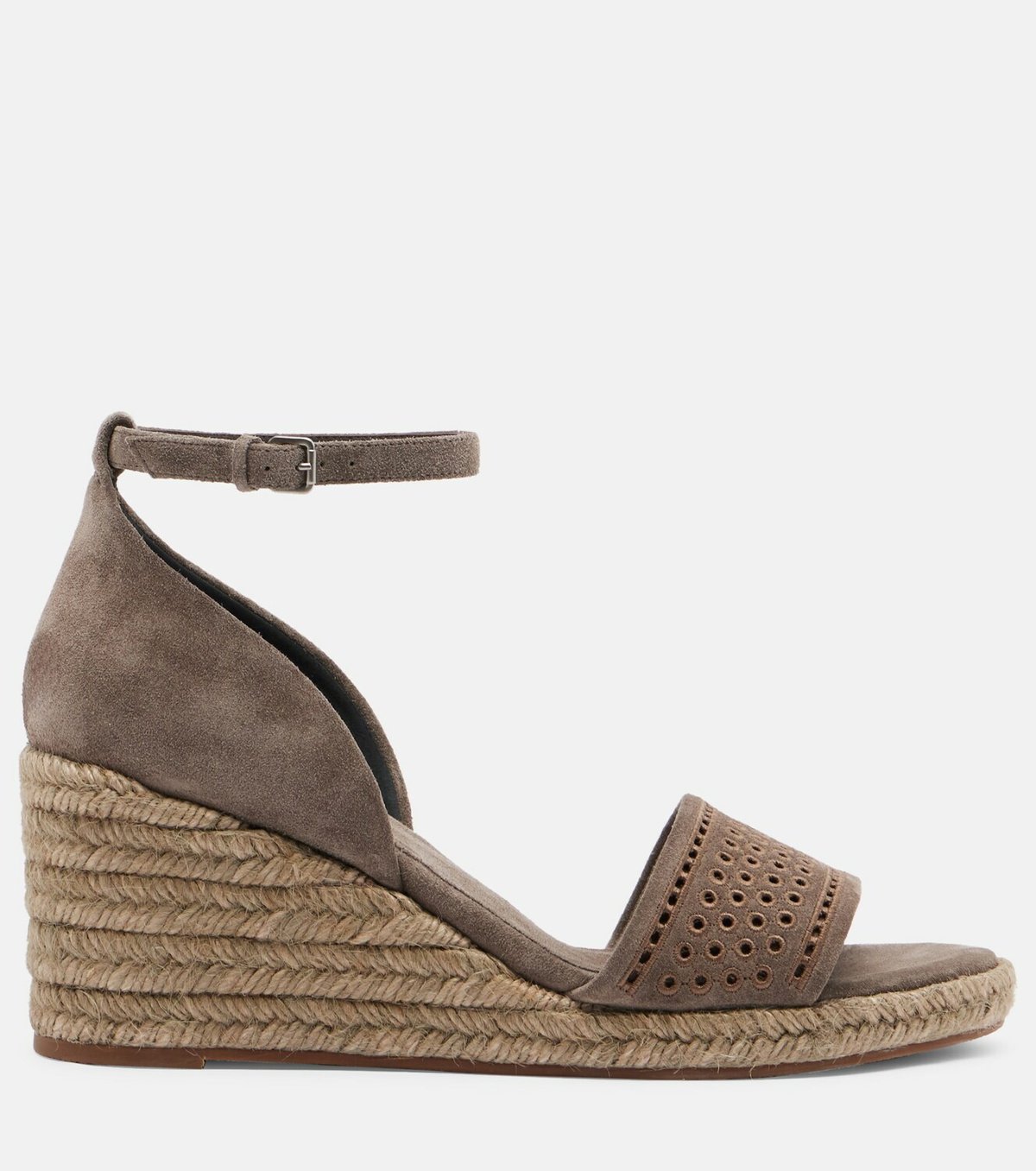 Brunello Cucinelli Suede espadrille wedges
