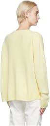6397 Off-White Cashmere Off-Gauge Boxy Sweater