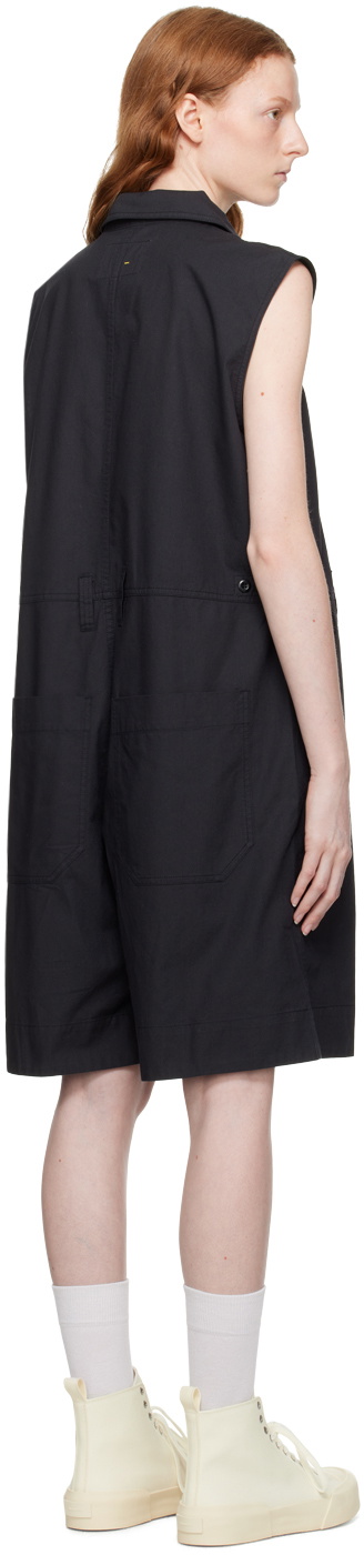 Margaret Howell Black Summer Jumpsuit