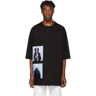 Juun.J Black Karel Funk Oversized Print T-Shirt