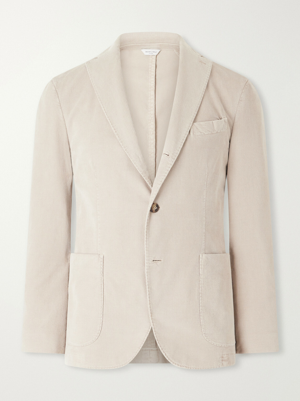 Boglioli - Cotton-Blend Corduroy Suit Jacket - Neutrals