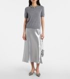 Tory Burch Embellished wool and cashmere top