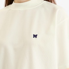 Needles Women's Mock Neck T-Shirt in White