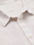 120% - Printed Linen Shirt - Neutrals