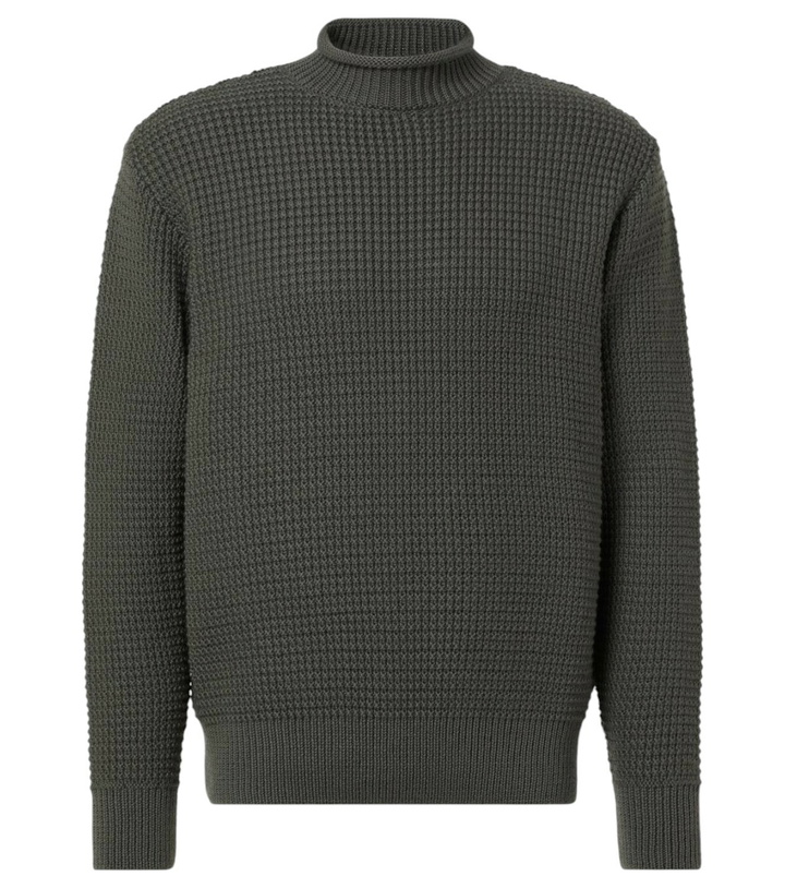 Photo: Sunspel Fisherman waffle-knit wool sweater