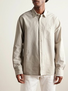 Officine Générale - Alex Lyocell and Cotton-Blend Shirt - Neutrals