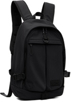 Hugo Black Logo Patch Backpack