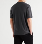 James Perse - Cotton and Linen-Blend Henley T-Shirt - Gray