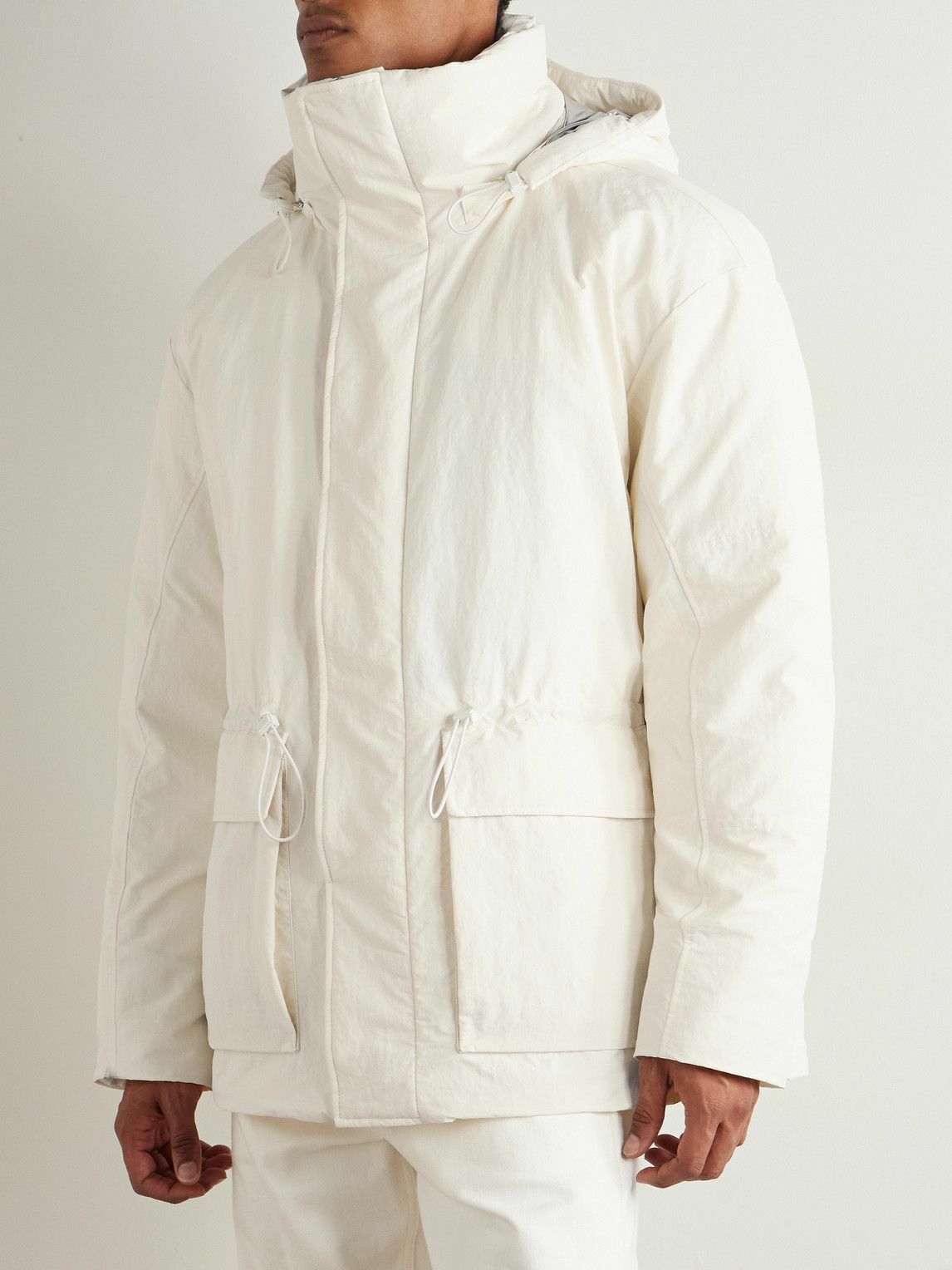 Laminar - Shell Hooded Down Parka - White