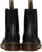 Dr. Martens Black 1460 Vintage 'Made In England' Lace Up Boots