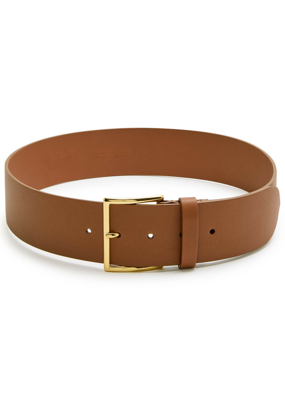 Anderson's Black French Leather Ring Keeper Belt Anderson's