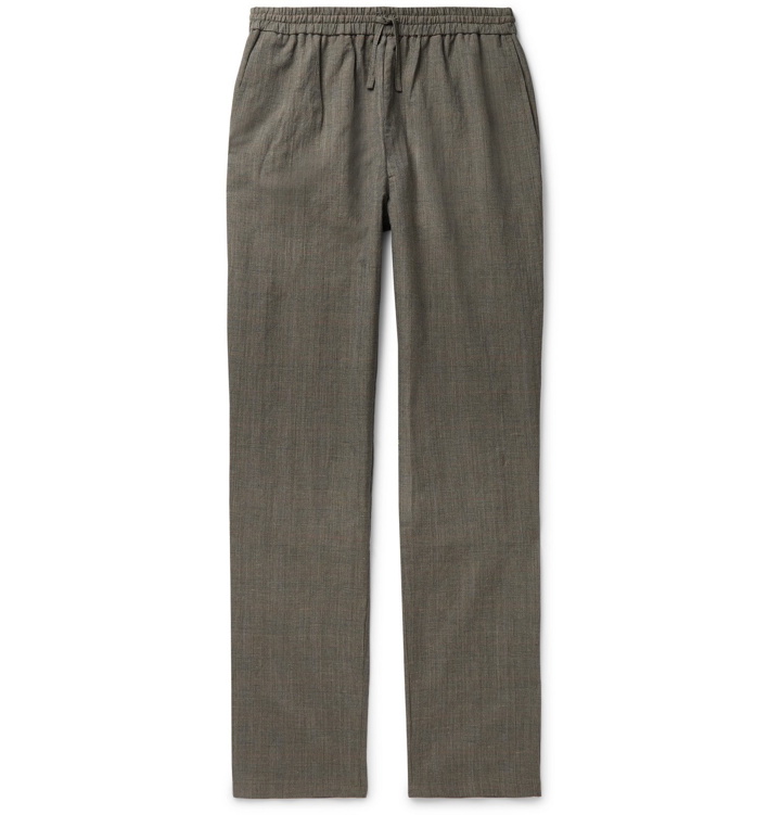 Photo: De Bonne Facture - Tapered Wool-Flannel Trousers - Green