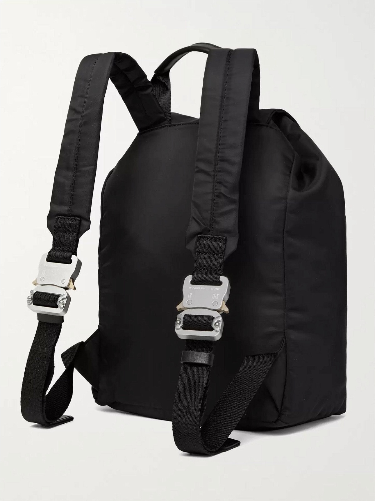 1017 ALYX 9SM - Tank Leather-Trimmed Nylon Backpack - Black 1017 ALYX 9SM