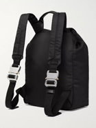 1017 ALYX 9SM - Tank Leather-Trimmed Nylon Backpack - Black