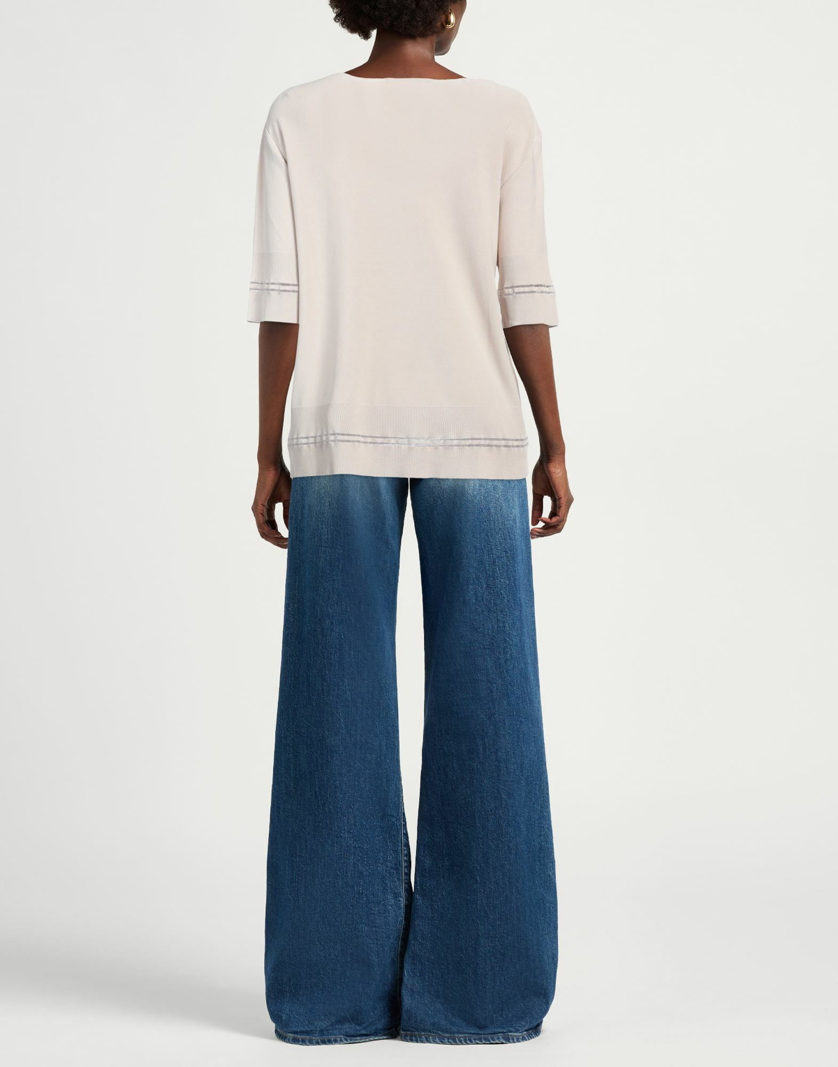 Manila Grace Womens Sweater in Beige