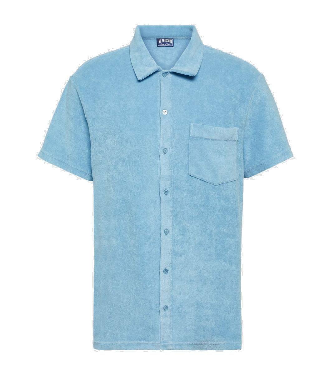 VILEBREQUIN Men Terry Bowling Shirt Solid