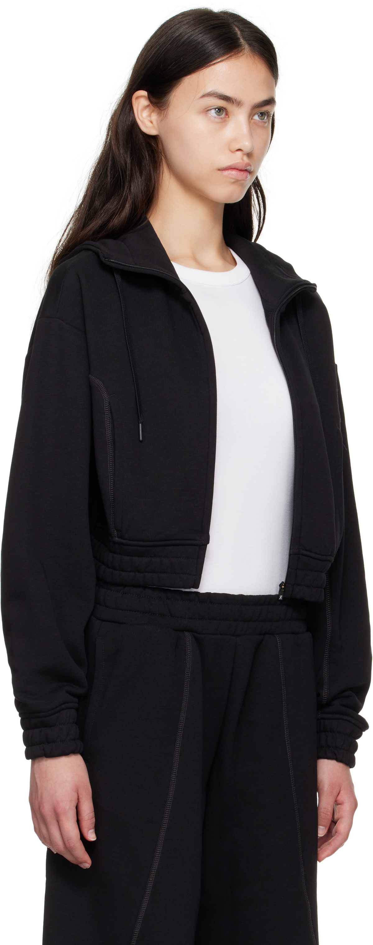 On Black FKA twigs Edition Club Cropped Hoodie