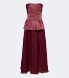 Johanna Ortiz Exploring Textures linen maxi dress