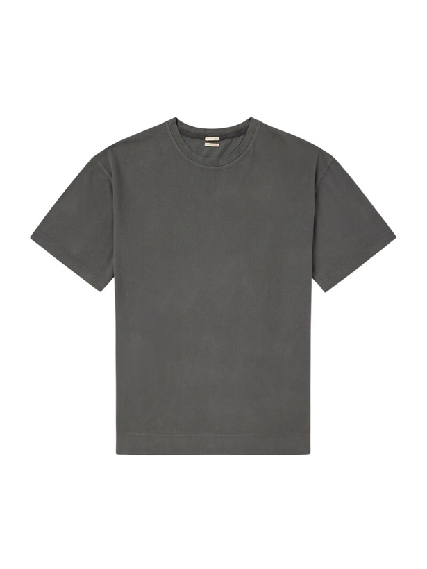 Photo: Massimo Alba - Nevis Cotton-Jersey T-Shirt - Gray