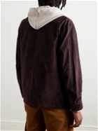 Theory - Closson Suede Jacket - Brown