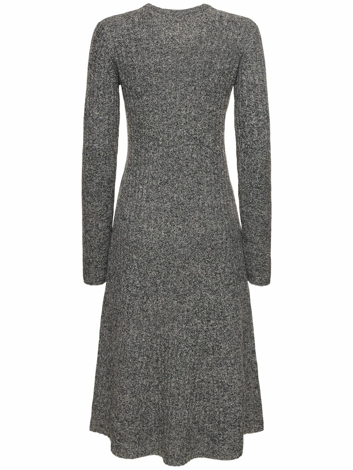 DESIGNERS REMIX Carmen Ribbed Wool Midi Dress