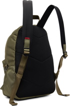 Hugo Khaki Embossed-Logo Backpack