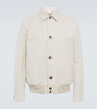 Loro Piana - Cotton and linen blouson jacket