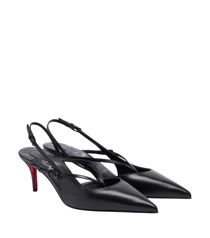 Photo: Christian Louboutin Miss Z leather slingback pumps
