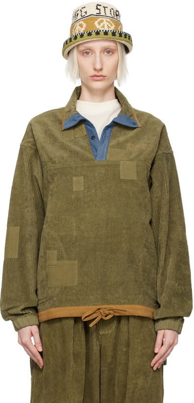 Photo: Story mfg. Khaki Polite Sweater