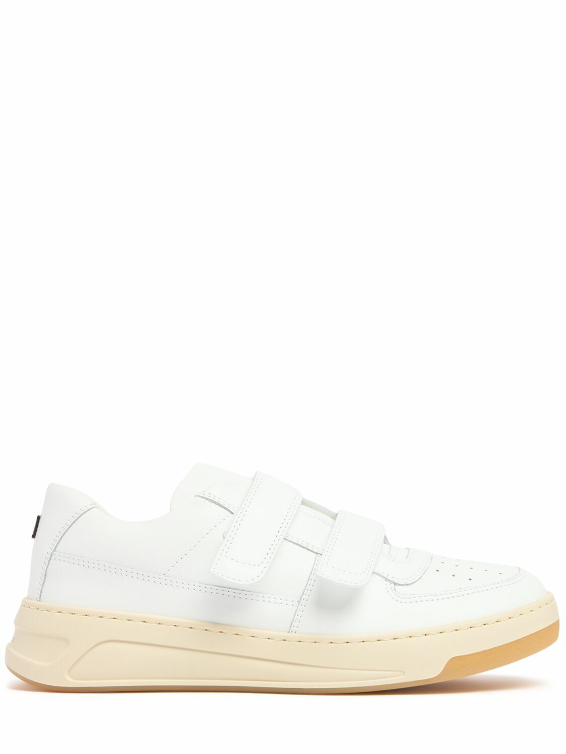Acne Studios Men's 08STHLM Low Pop Sneakers in White/Black