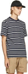 Norse Projects Navy & White Mariner Stripe Johannes T-Shirt